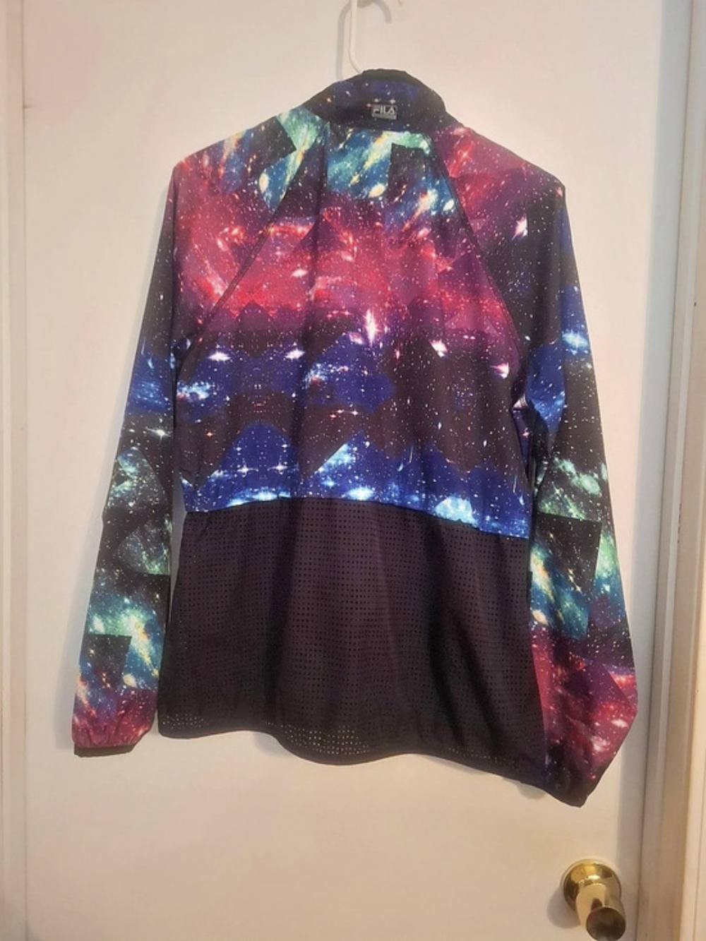 FILA Galaxy Print Lightweight Jacket Size Large Like New